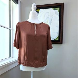 Scotch and Soda Blouse, rose gold size small